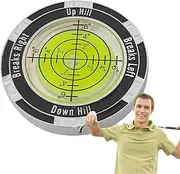 Golf Green Reader - Professional Double-Sided Incline Level & Ball Marker | Compact Put Break Analyzer, Golf Training Aid with Precise Level for Men and Women, Essential Green Reading Accessory