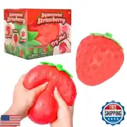 Squishy Extra Large Strawberry, Gag Gifts Funny Adult, Giant Stress Ball, Fid