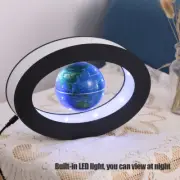 (Blue US Plug)Electronic Magnetic Levitation Floating Globe With LED Light U Hot