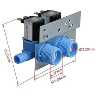 美規 洗衣機 雙孔 進水閥 285805 惠而浦 楷模 美泰克 富及第 伊萊克斯 外觀一樣皆可用 美國