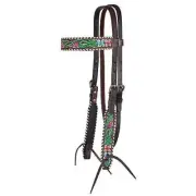 Circle Y Vibrant Garden Browband Headstall