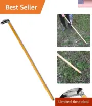 Garden Hoe Long Handle 42-3/4" Heavy Duty Japanese Stainless Steel, Made in J...