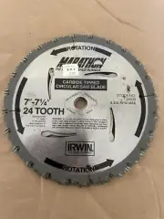 5 Pack - Marathon Circular Saw Blade, 7 1/4 Inch, 24 Tooth, Framing (DW3178)