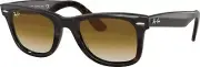 Ray-Ban Wayfarer Sunglasses, Tortoise Frame, Light Brown Gradient Lens, 50mm