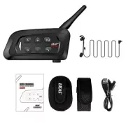 4 Pack Full Duplex Football Referee Bluetooth Headset Intercom 1200M for Sports