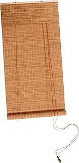 HAWILLOSCH Bamboo Roller Blind for Garden Hotel Patio Bamboo Window Shade Retro Design Privacy and Insulation