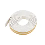 Foam Tape Adhesive Weather Strip 9mm Wide 2mm Thick, 3 Meters Long White, Pcs