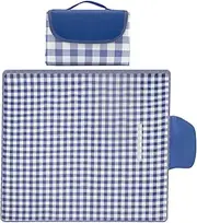 Picnic Mat, Portable Ground Cover, Water-Resistant Blanket, Compact Foldable Design, Sturdy Carry Strap, 78.74x78.74 Inches, for Beach Park Backyard Use