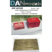 Airfield Technical Drawer, Box with the Sand Box Dan Models 48508 Scale 1:48