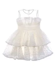 BARDOT JUNIOR Rosette Tulle Mini Dress