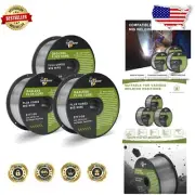 .035'' Flux Core Gasless MIG Welding Wire 3-Pack for All Position Welding