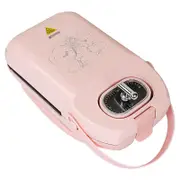 EL-3003A Electric Waffles Maker Iron Sandwich Maker Machine Bubble Egg Cake Oven Breakfast Waffle Machine 650W PINK COLOR
