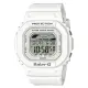 CASIO/ BABY-G/ 夏季女孩復古設計休閒錶-白/ BLX-560-7