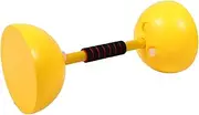 OFFIGAM Kids Exercise Weight Plastic Barbell Hand Dumbbell Workout Equipment Toddler Beginner Gym Toy For Pretend Play Lifting Exercise Fitness Yellow