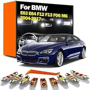 LED Interior Dome Door Foot Light Kit, For BMW 6 Series E63 E64 F12 F13 F06 M6 630 640 645 650 2004-2014 2015 2016 2017 Car Bulb