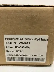 REAL TIME COLOR 16 SPLIT SYSTEM VM-16RT