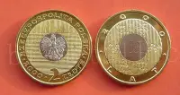 在飛比找Yahoo奇摩拍賣-7-11運費0元優惠優惠-銀幣波蘭2000年紀念千禧年-2茲羅提雙色鑲嵌紀念幣