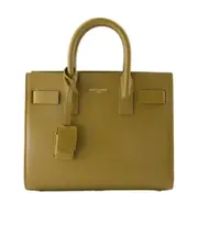 Saint Laurent Classic Sac De Jour Nano Tote Bag One size Green