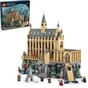 LEGO Harry Potter Hogwarts Castle: The Great Hall, Castle Toy Playset 11 Minifig