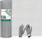 FOXIVO 1/4 inch Hardware Cloth 36” x 50' 23 Gauge Galvanized Wire mesh roll