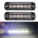 [FSY] 2pcs 12-24V LED 頻閃警告燈警告緊急閃光燈警告汽車卡車貨車越野車的照明燈警告燈警告