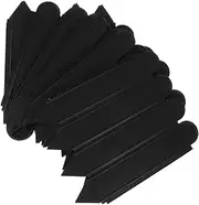 NULYLU Elegant Picket Fence for Yard Lightweight Plastic Garden Edging Perfect for Landscape Border Temporary Fencing
