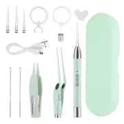 3 Pieces/Set LED Earwax Pick with Magnifier Ear Wax Remover Extractor Tweezer