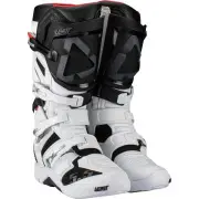 5.5 FlexLock Black White Motocross Boots