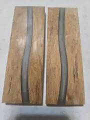 Stabilized Spalted Maple And Epoxy Knife Scales, #163