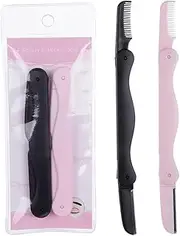 TOVINANNA 6-piece Eyebrow Trimmer Kit Portable Razor Double-sided Comb Precision Trimmer for Women Home Outdoor