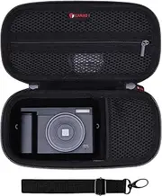 [XANAD] Digital Camera Case for Sony Alpha 6400,6000,6100,6700,6600/ RX100 VII or Sony Alpha ZV-1,ZV-1F,ZV-E10,ZV-E10 II 4K Vlogging Camera, with Shoulder Strap (Black)-Internal:8.3"x3.9"x2.2"