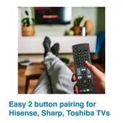 Laser Universal TV Remote for Samsung, Sony, LG, Panasonic, Philips