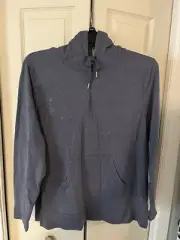 Koolaburra by Ugg Vintage Wash 1/4 Zip Hoodie Dusty Blue 1X A386470 NEW