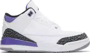 [DM0966-105] Preschool Air Jordan Retro 3 (PS) 'Dark Iris'