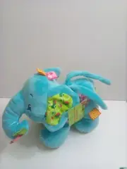 Sozzy Blue Elephant Ring Plush Baby Toy with Tag