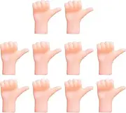 Tiny Finger Hands | 10X Little Hand Finger Puppets for Cats | Funny Gag Accessory for Pretend Show Comedy Show Performance Prank