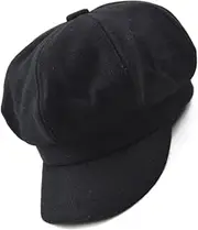 [VALICLUD] Women Beret Hat Crafts Bell Removable Stickers Mural Stickers Supplement Case Hats Wall Stickers Door Stickers Bells for Craft Sliders Collar Home Shoes Slippers Trucker Hat Black