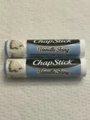 CHAPSTICK VANILLA ICING Flavor Lip Balm Lot of 2 New & Sealed Sweet Treat!