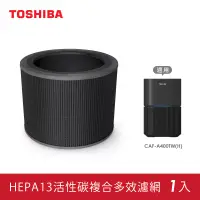 在飛比找博客來優惠-日本東芝TOSHIBA HEPA13活性碳多效複合濾網-適用