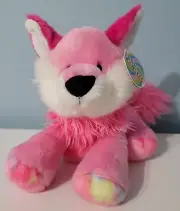 NEW Aurora Bright Fancies Pink Fox Plush Sherbert Stuffed Animal Lovey 16783 NWT