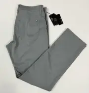 Travis Mathew Open To Close Golf Pants Mens Size 35 Gray Lightweight Stretch NWT
