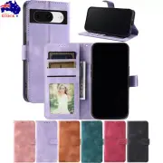 For Google Pixel 8 7 Pro 8A 7A 6A Shockproof Flip Leather Case Wallet Cover AU