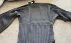 Fashion Nova Gray 3X Heather Sweater Midi Dress