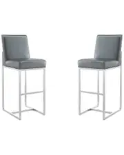 Manhattan Comfort Set of 2 Element Bar Stools