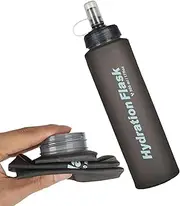 Water Bottle for Running,Soft Foldable Drinking Bottle - 500ml Food-Grade Water Bottles, Lightweight Drinking Bottle for Running, Hiking