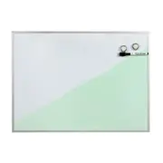 Quartet Geo Magnetic Board 59x43cm Dry-Erase Whiteboard w/ Marker/Magnets Teal