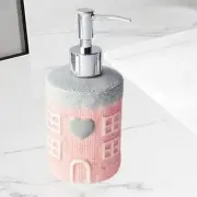 Ceramic Soap Dispenser 350ml Liquid Soap Dispenser for Restroom Home Kitchen