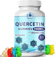 Quercetin Gummies - Quercetin with Bromelain Vitamin C + Zinc Vitamin D3