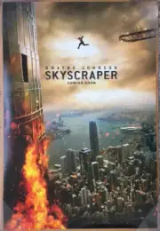 SKYSCRAPER MOVIE POSTER 2 Sided ORIGINAL Advance 27x40 DWAYNE JOHNSON