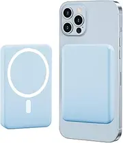 LUCKYDUO Magnetic Wireless Power Bank,5000mAh Slim Battery Pack with USB C PD 20W Ultra Fast Charging Magnetic Portable Charger for iPhone16/16pro max15/14/13/12Series